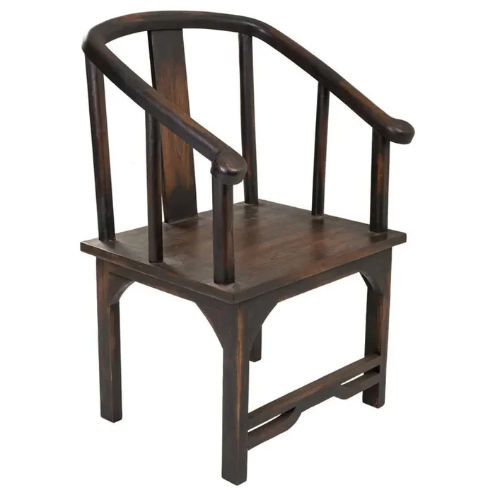 Sillón de madera marrón origen tailandes 58x50x103h cm