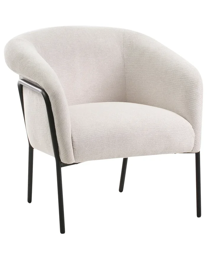 Sillón KROSSEN Tela Beige claro