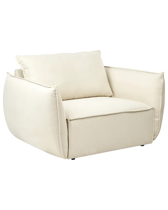 Sillón KUNES Tela Beige claro