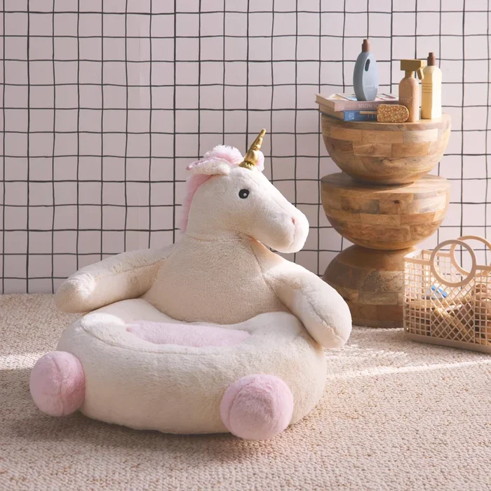 Sillón unicornio para niños
