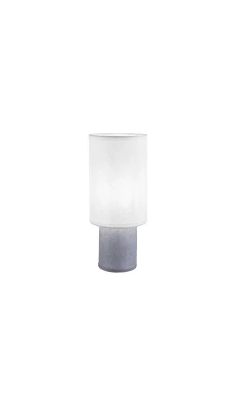 Sobremesa modelo Kilian acabado blanco/gris, 28cm(alto) 12cm(ancho) 12cm(fondo)