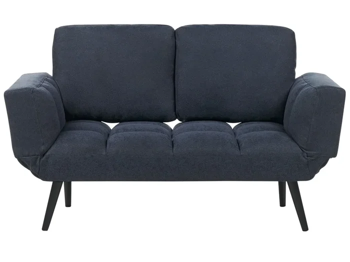 Sofá cama BREKKE Tela Azul oscuro 2 plazas