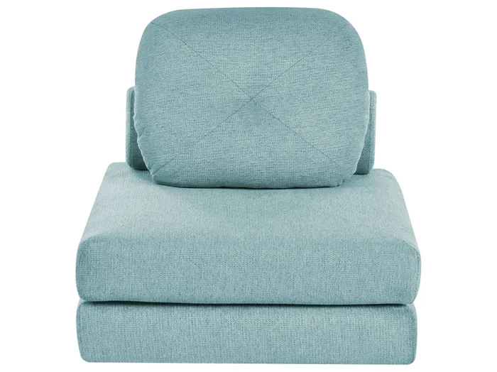 Sofá cama individual OLDEN Tela Verde menta