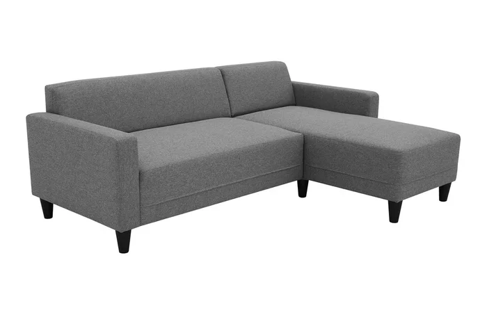Sofá Chaise Longue Bob Reversible Sawana Color Gris Antracita 197 cm