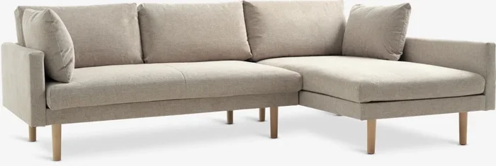 Sofá HVIDBJERG chaise longue arena