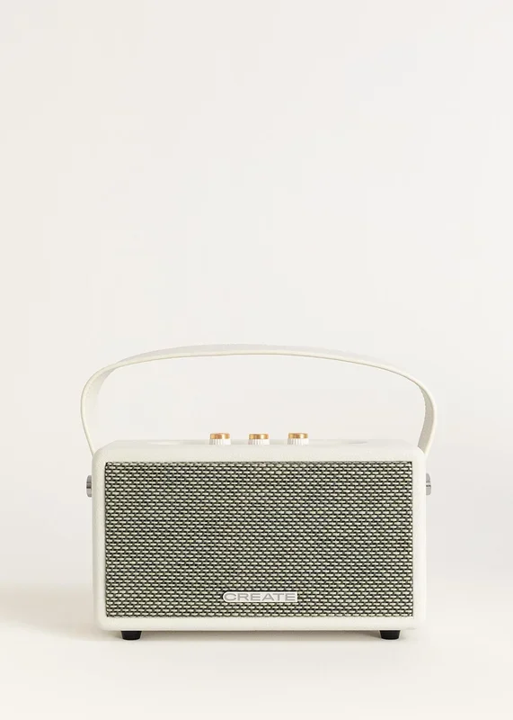 SPEAKER RETRO – Altavoz portátil con Bluetooth, USB y AUX