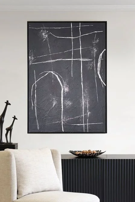 Structures One – Arte de Pared Pintado a Mano