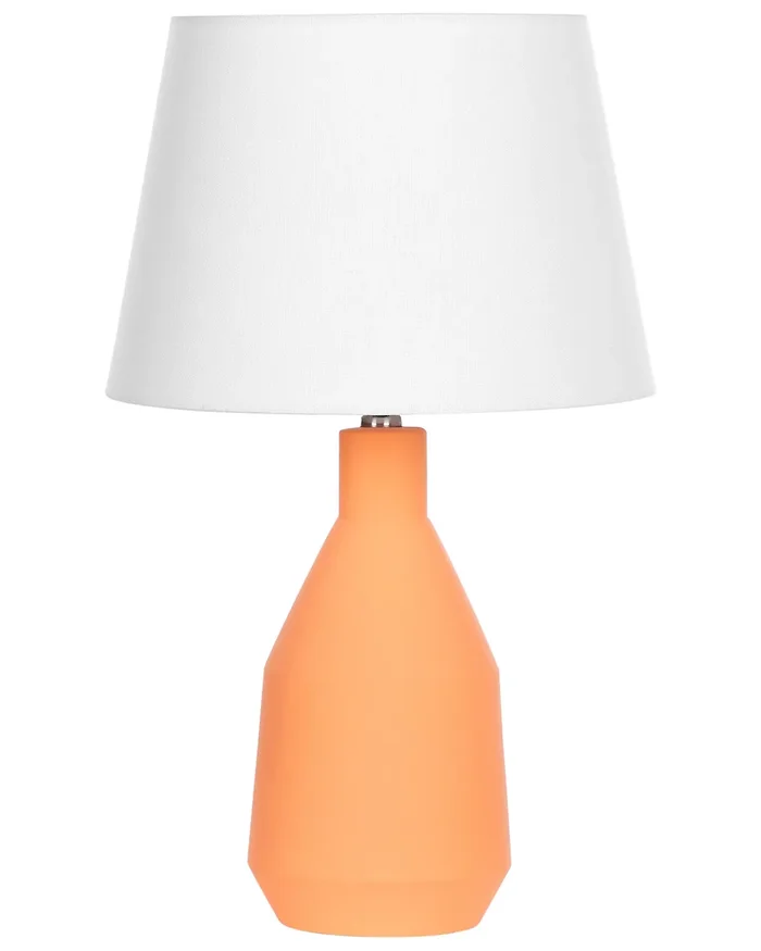 Table Lamp LAMBRE Ceramic Orange