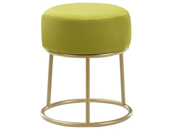 Taburete DELCO Terciopelo Verde lima