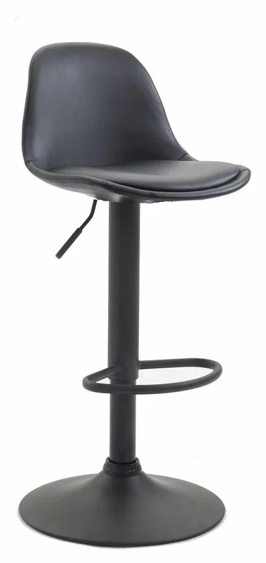 Taburete Kiel en Polipiel Negro Negro