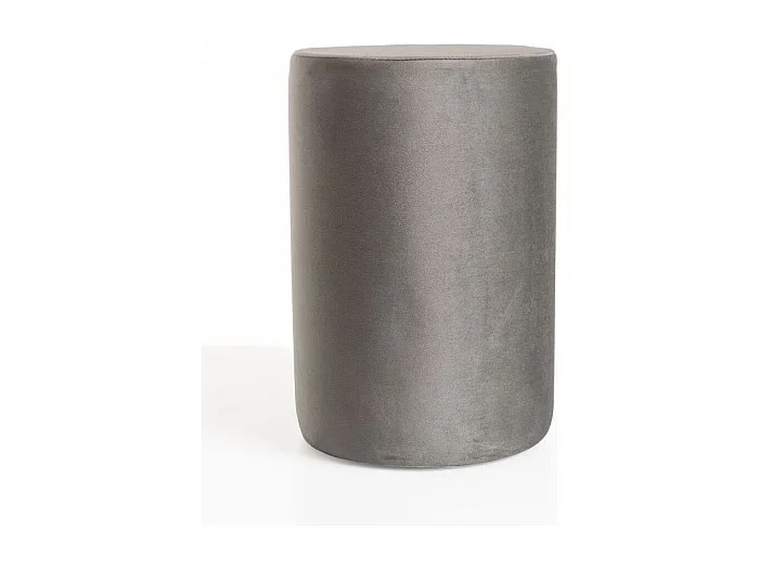 Taburetes Pequeños – Puff Elik Terciopelo – Gris