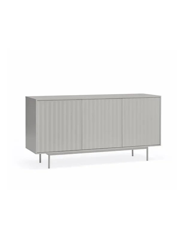 Teulat APARADOR SIERRA 160×47, minimalista, MDF lacado gris