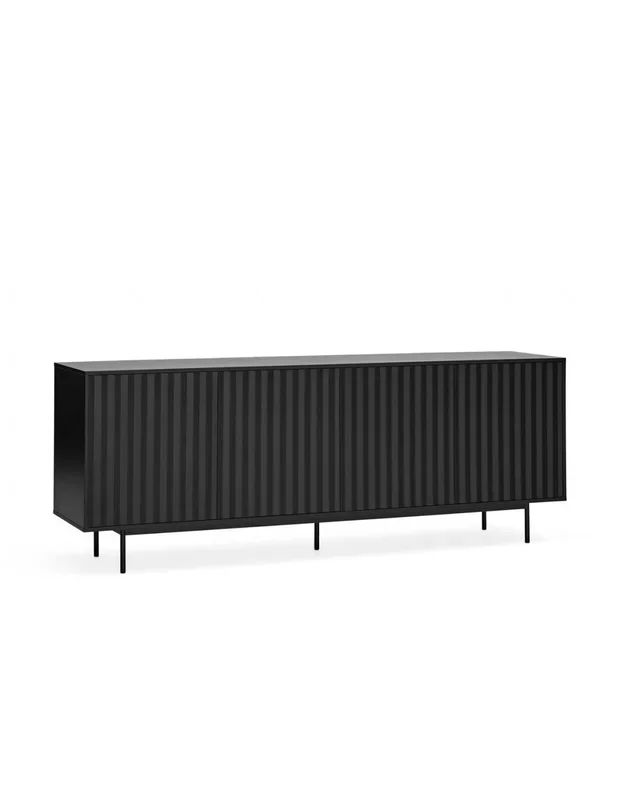 Teulat APARADOR SIERRA 210×44, minimalista, negro.