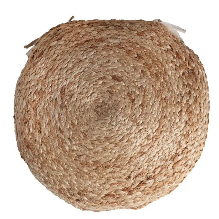 Thiesi Cojín, de Yute, en color Natural, de 37x38x10cm – Lastdeco