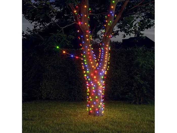 Tiras de luces solares LED 5 uds de colores interior/exterior ES231316