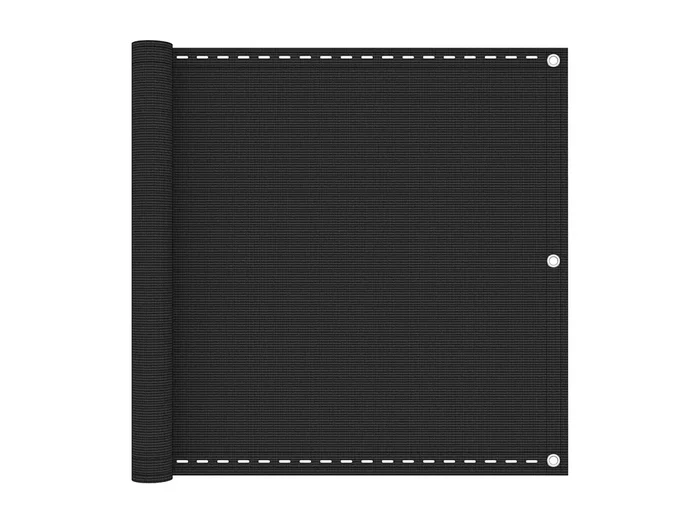 Toldo para balcón HDPE gris antracita 90×300 cm ES642808