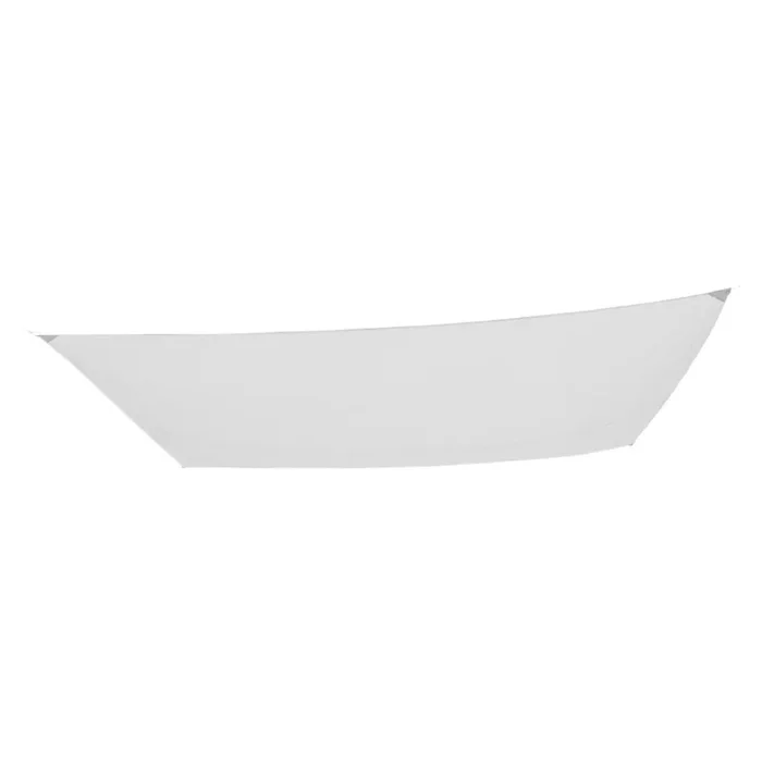 Toldo poliéster rectangular Aktive Garden color blanco
