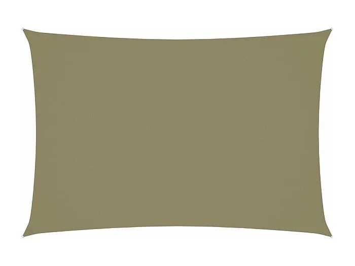 Toldo vela parasol rectangular tela Oxford 3 x 5 m beige 02_0009679