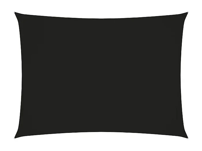 Vela de sombra parasol rectangular tela Oxford 2,5 x 4 m negro 02_0009569