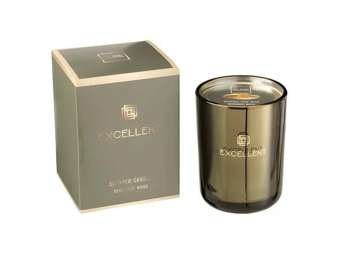 Vela perfumada excellent esencia madera bergamota verde 50 horas Alt. 10