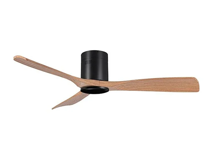 Ventilador de techo Siroco Off Bel Air 3 aspas negro/haya Ø130 cm