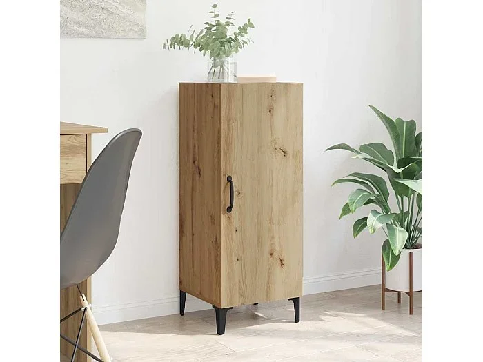 Vitrina Roble artisan 34.5 x 34 x 90 cm Madera contrachapada
