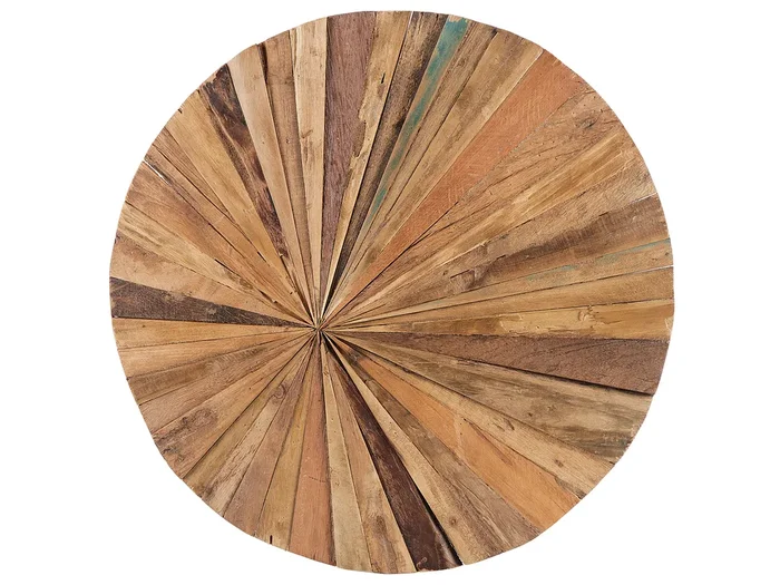 Wall Decor MORELIA Teak Wood 60 cm Brown
