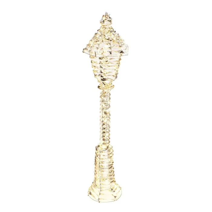 Well Home Farolillo Luminoso de marco dorado con 300 micro LED 90x21x21cm