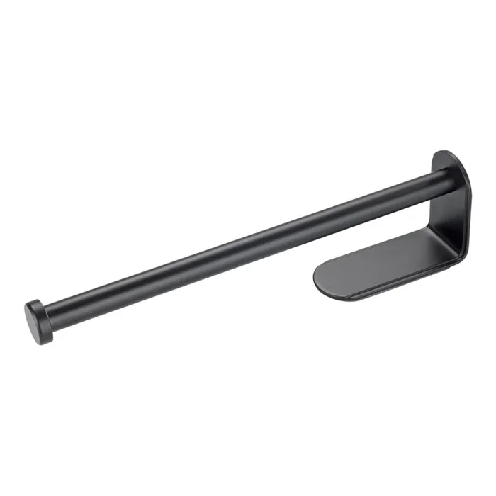 WENKO 53214100 – Portarrollos NIO 27,5×7 cm negro