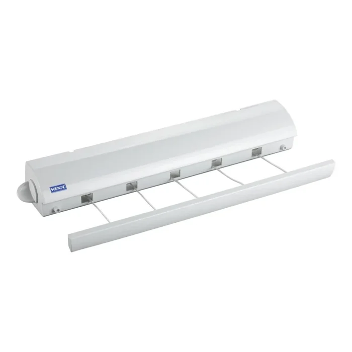 WENKO 63025100 – Toallero 47,5 x 7 cm blanco