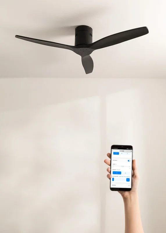 WIND CALM – Ventilador de techo 40W silencioso con aspas de ABS técnico varios tamaños