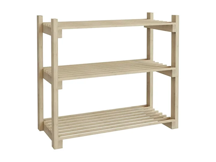 Zapatero de 3 niveles pino 60 x 68 x 30 cm natural 03_0007652