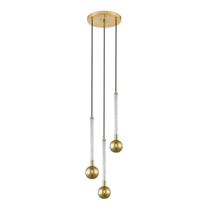 Zuma Line – Lámpara colgante 3xG9/6W/230V latón