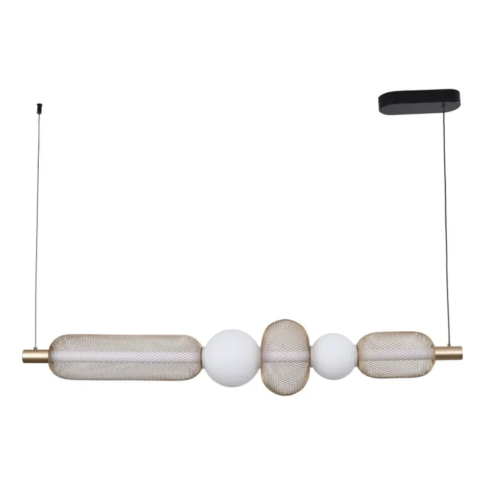 Zuma Line – Lámpara colgante LED regulable con cable LED/27W/230V 3000-5700K dorada + mando a distancia