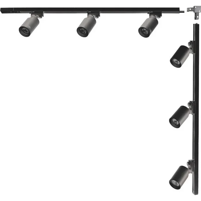 Zuma Line – Luminaria para riel 6xGU10/35W/230V negra